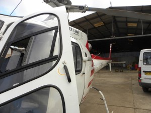 Départ pour la Station des Nouragues en Hélicoptère               